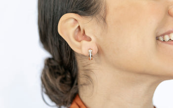 Loredana Earrings White Zirconia Stones - benitojewelry