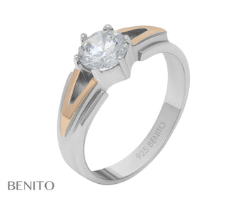 Catalina Ring White Zirconia Stone - benitojewelry