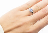 Emma Ring Purple Zircon Stone - benitojewelry