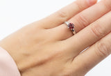 Marta Ring Red Zircon Stone - benitojewelry