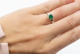 Marta Ring Green Zircon Stone - benitojewelry