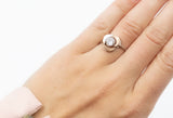 Filippa Ring White Zircon Stone - benitojewelry
