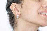 Jessica Earrings White Zircon Stones - benitojewelry