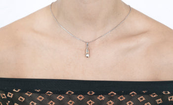 Licia Pendant White Pearl - benitojewelry