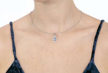 Lolita Pendant Blue Topaz Stone - benitojewelry
