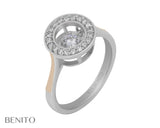 Mildred Ring White Zirconia Stones - benitojewelry