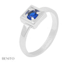 Tina Ring Blue Spinel Stone - benitojewelry