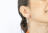 Tina Earrings White Zircon Stones - benitojewelry