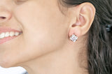 Vanna Earrings White Zircon Stones - benitojewelry
